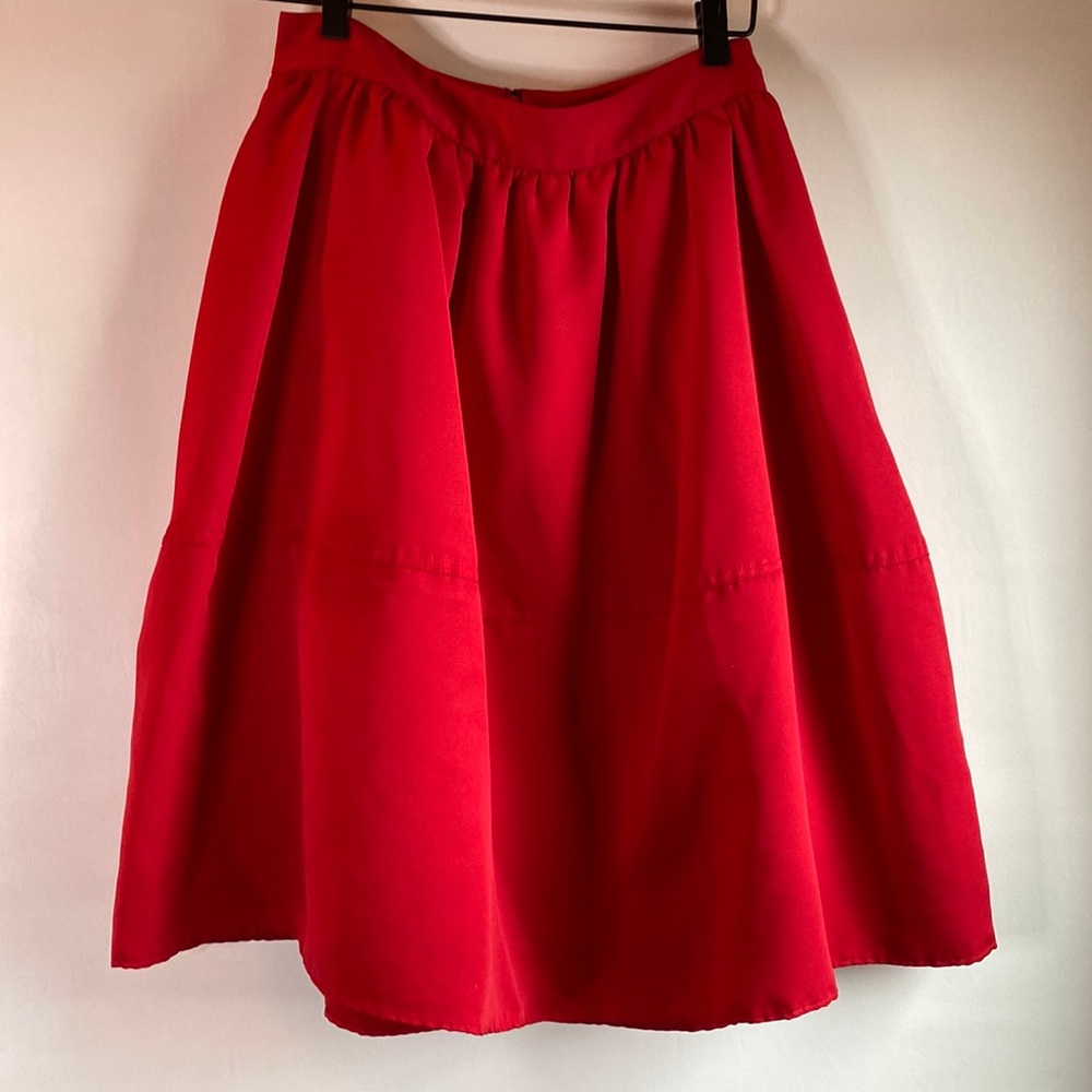 Express Skirt A Line Red